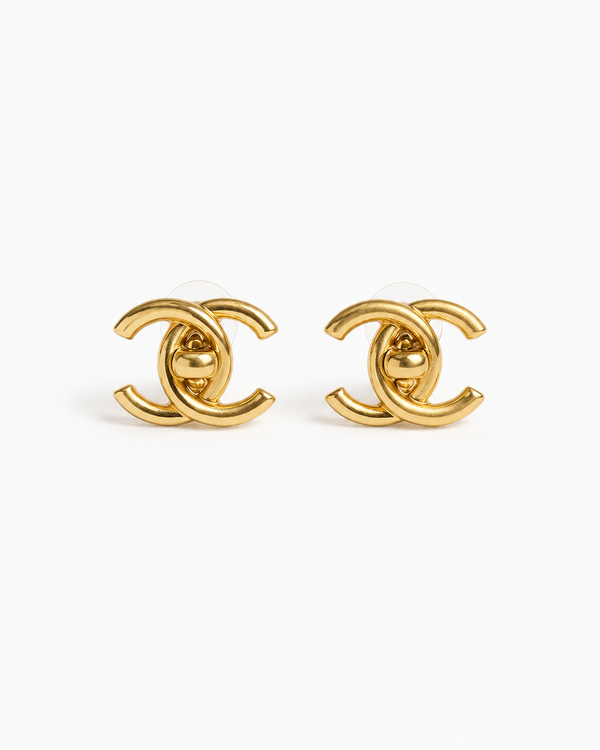 Orecchini Gold Logo cc