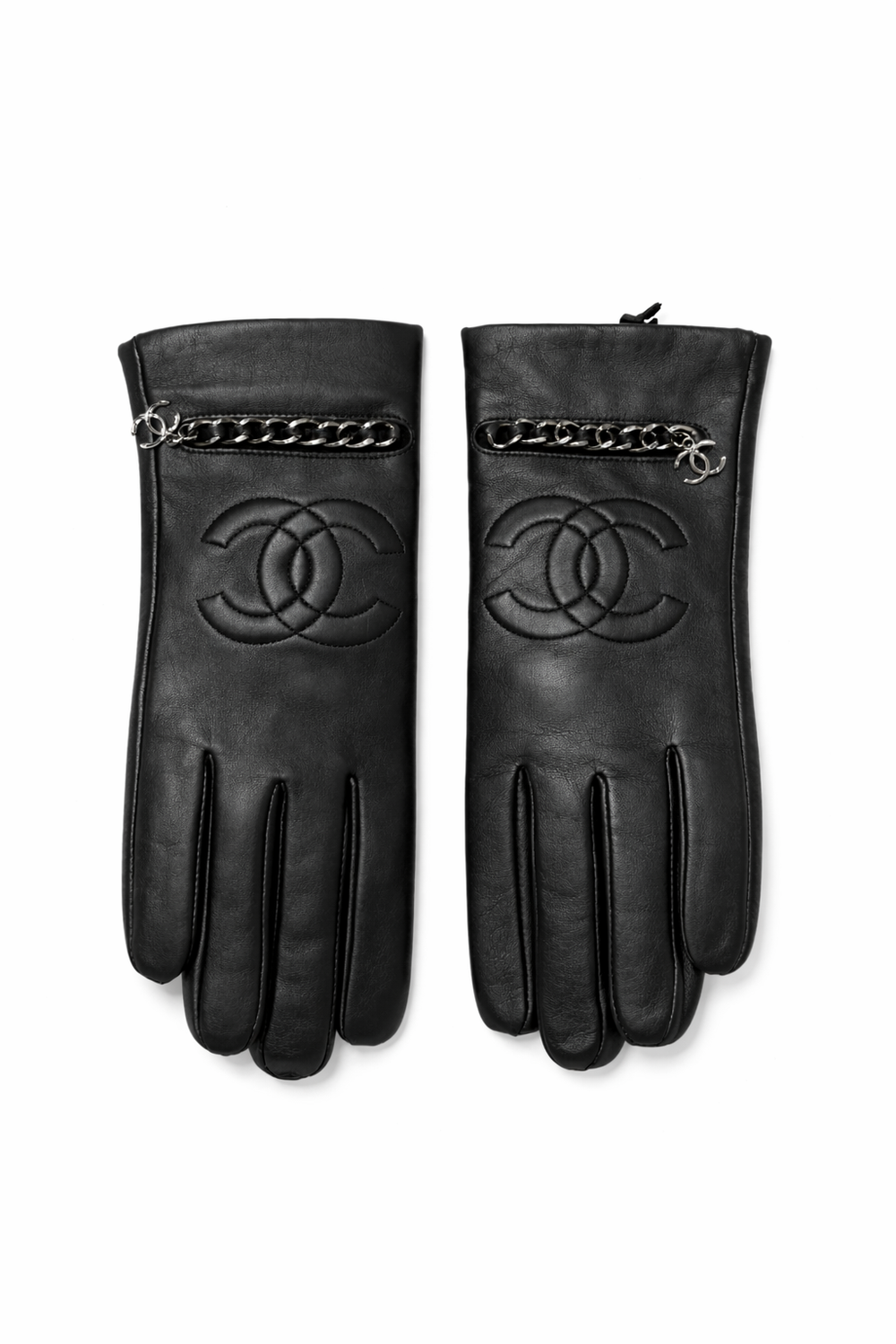 Guanti Icon Chain Leather cc