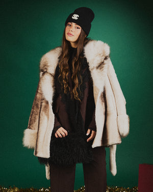 Pelliccia Luxury con cintura