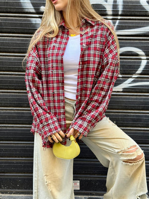 Camicia Quadri con Rotture