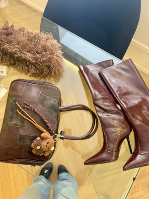 Bag back to office+teddy