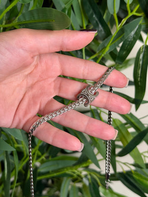 Chocker groumette Celine silver
