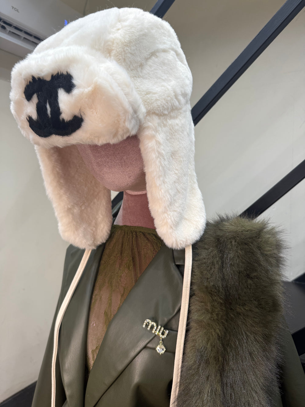 Cappello aviator ecofur cc