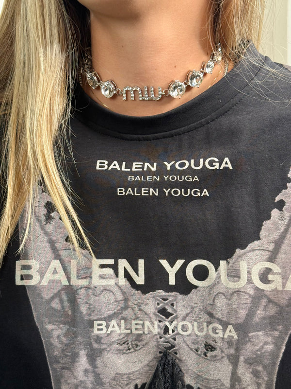 Collier big strass miumiu