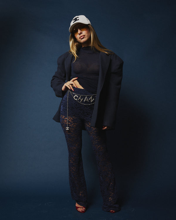 Blazer Milano sculpt blu notte