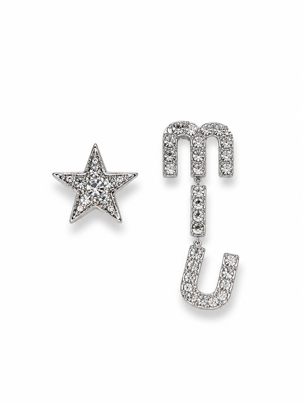 Orecchini Star Initial