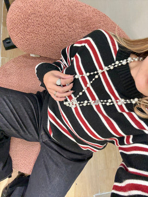 Maglioncino top quality righe miumiu