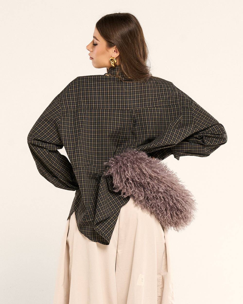 Camicia Tartan popeline