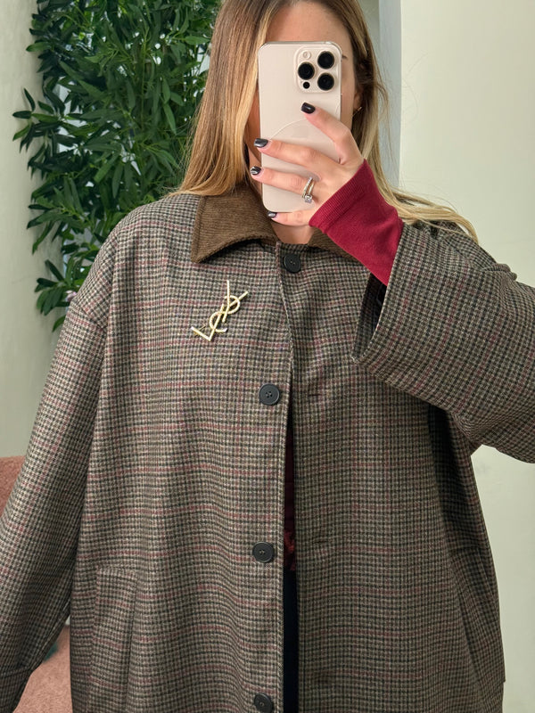 Giacca Velvet Check Over