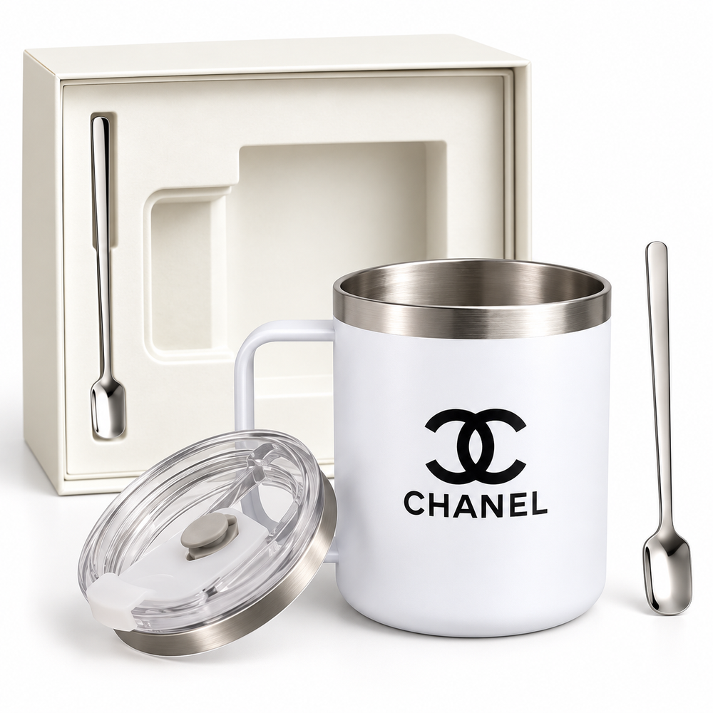 Mug Termica Luxury con Coperchio cc