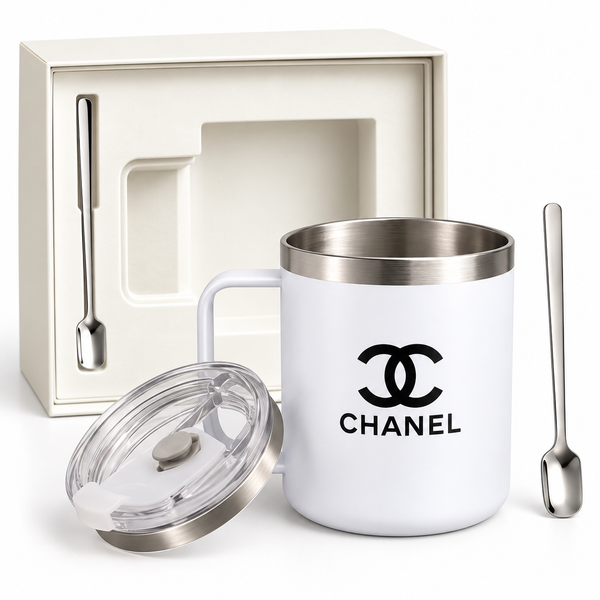 Mug Termica Luxury con Coperchio cc