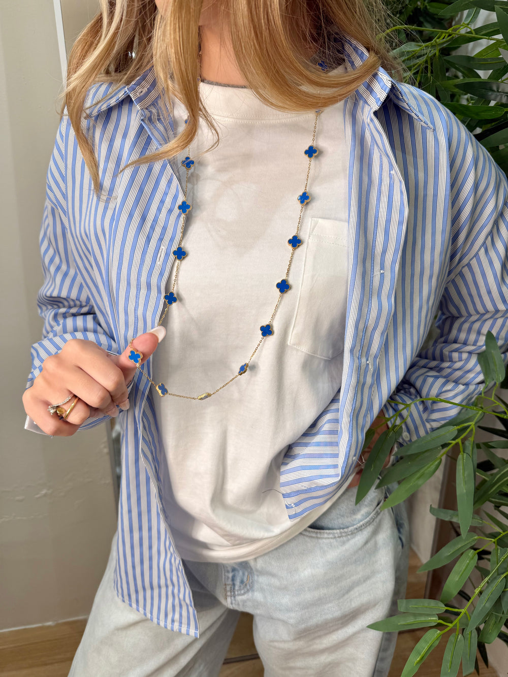 Collana Van cleef blu