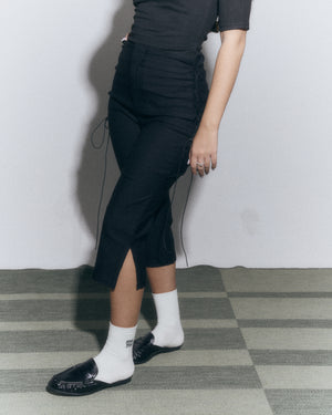 Pants Lace-up Capri