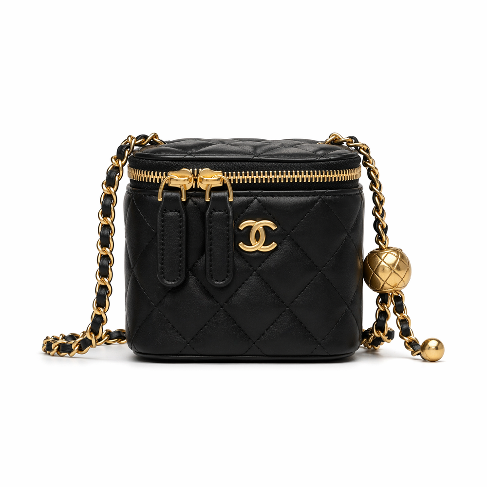 Mini Vanity Bag nera CC
