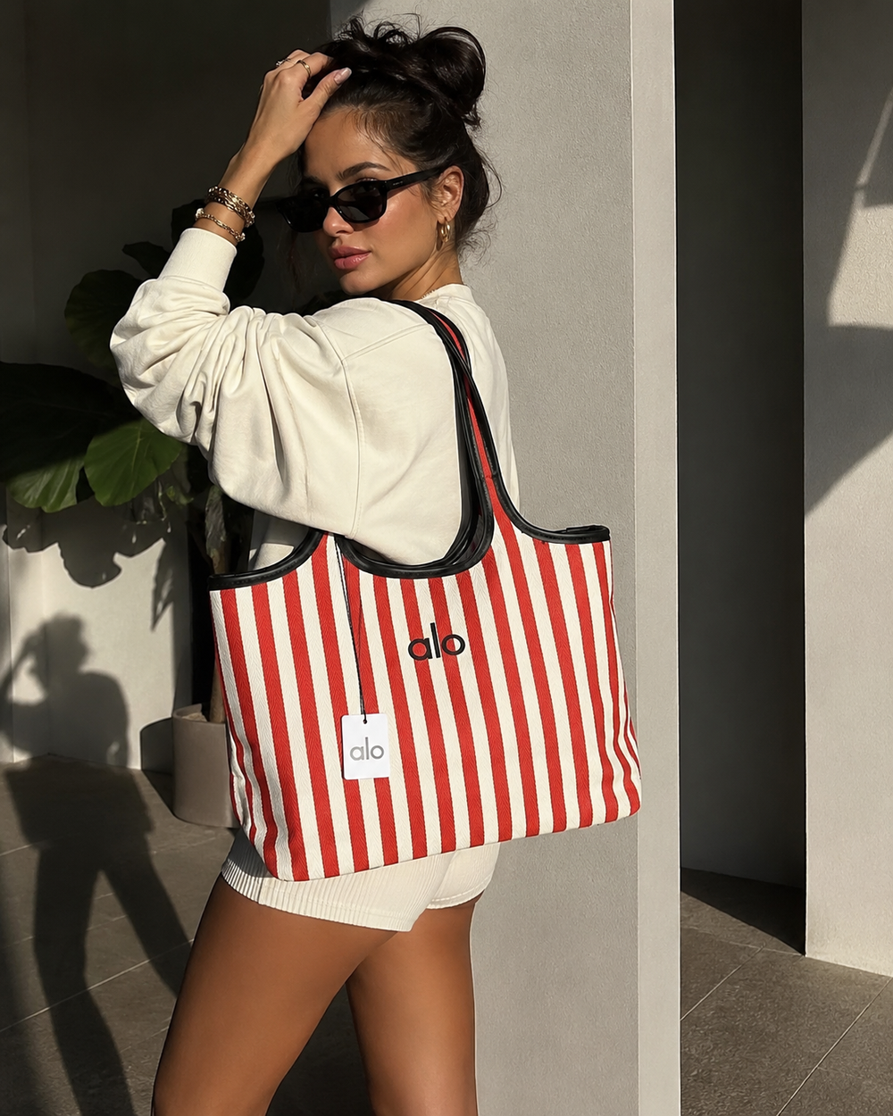 Tote bag alö stripes