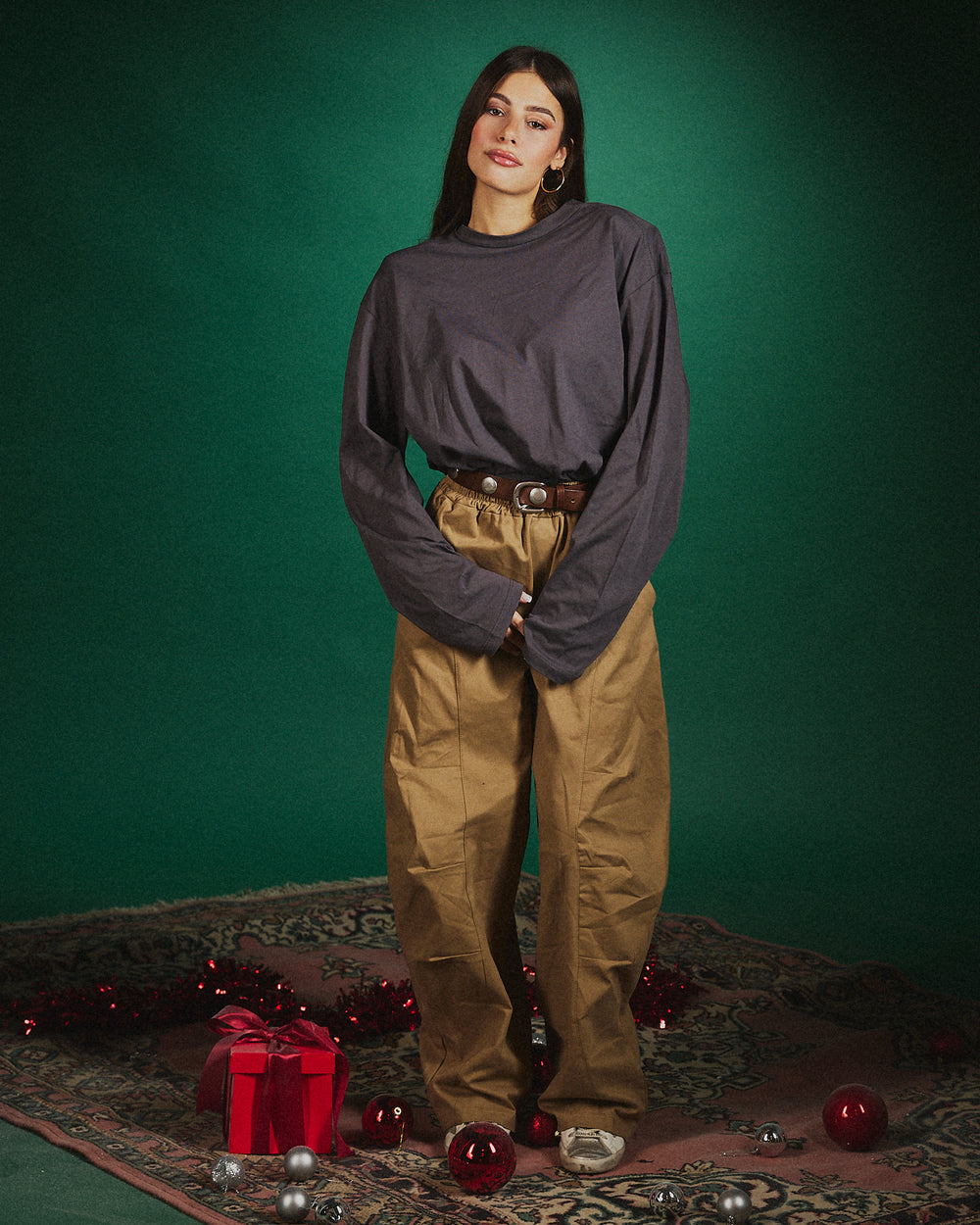 Maglia spalline in cotone