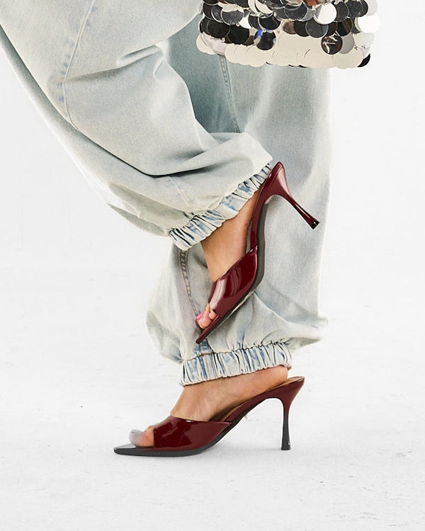 Sandali Mules glossy