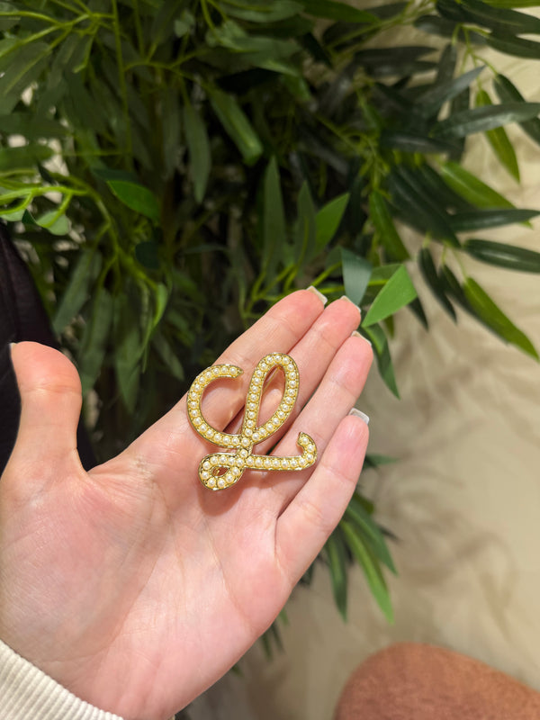 Spilla Loewe perle gold