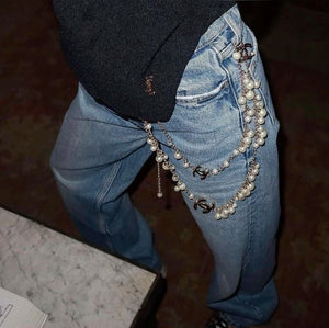 Collana extralong perle chanel
