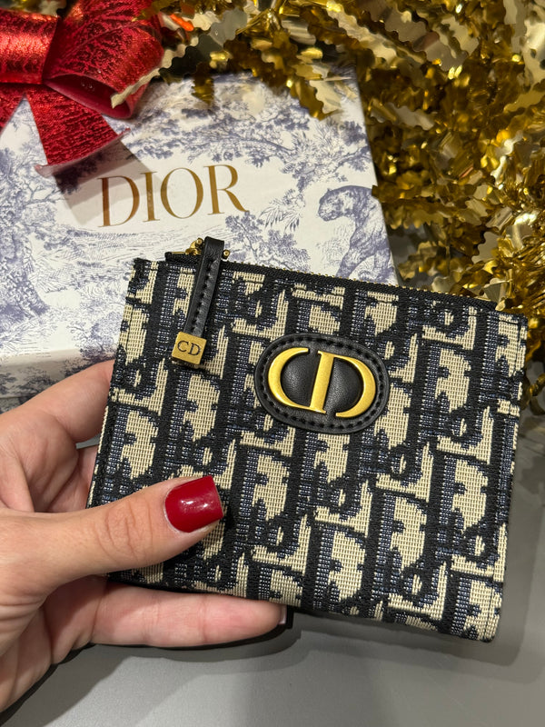 Portacarte monogram Dior tela