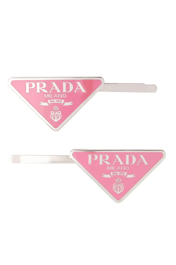 Set hairclip triangle P rosa
