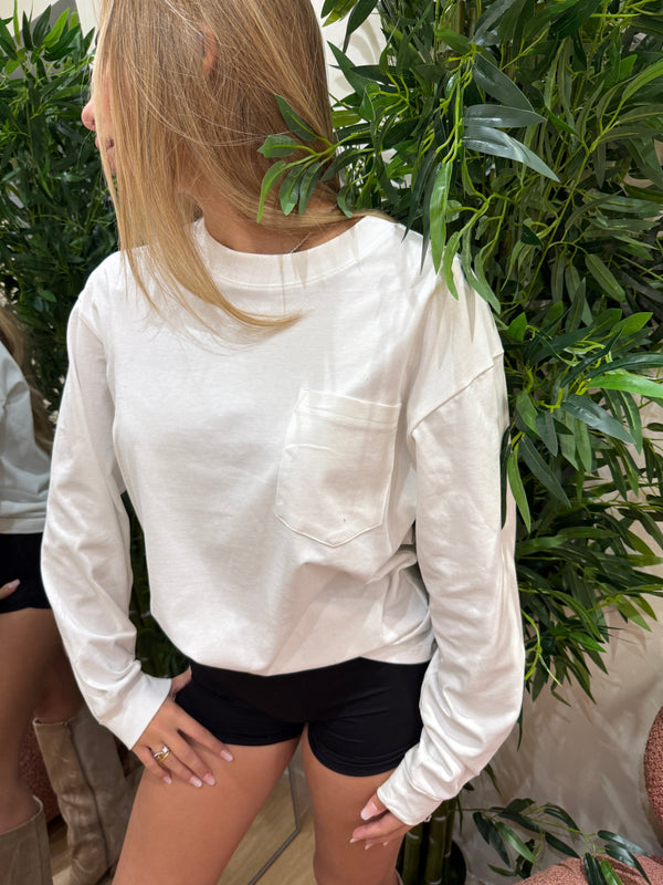 Maglia overside manica lunga