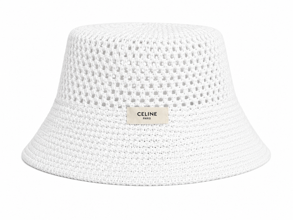Cappello pescatore crochet targhetta celi