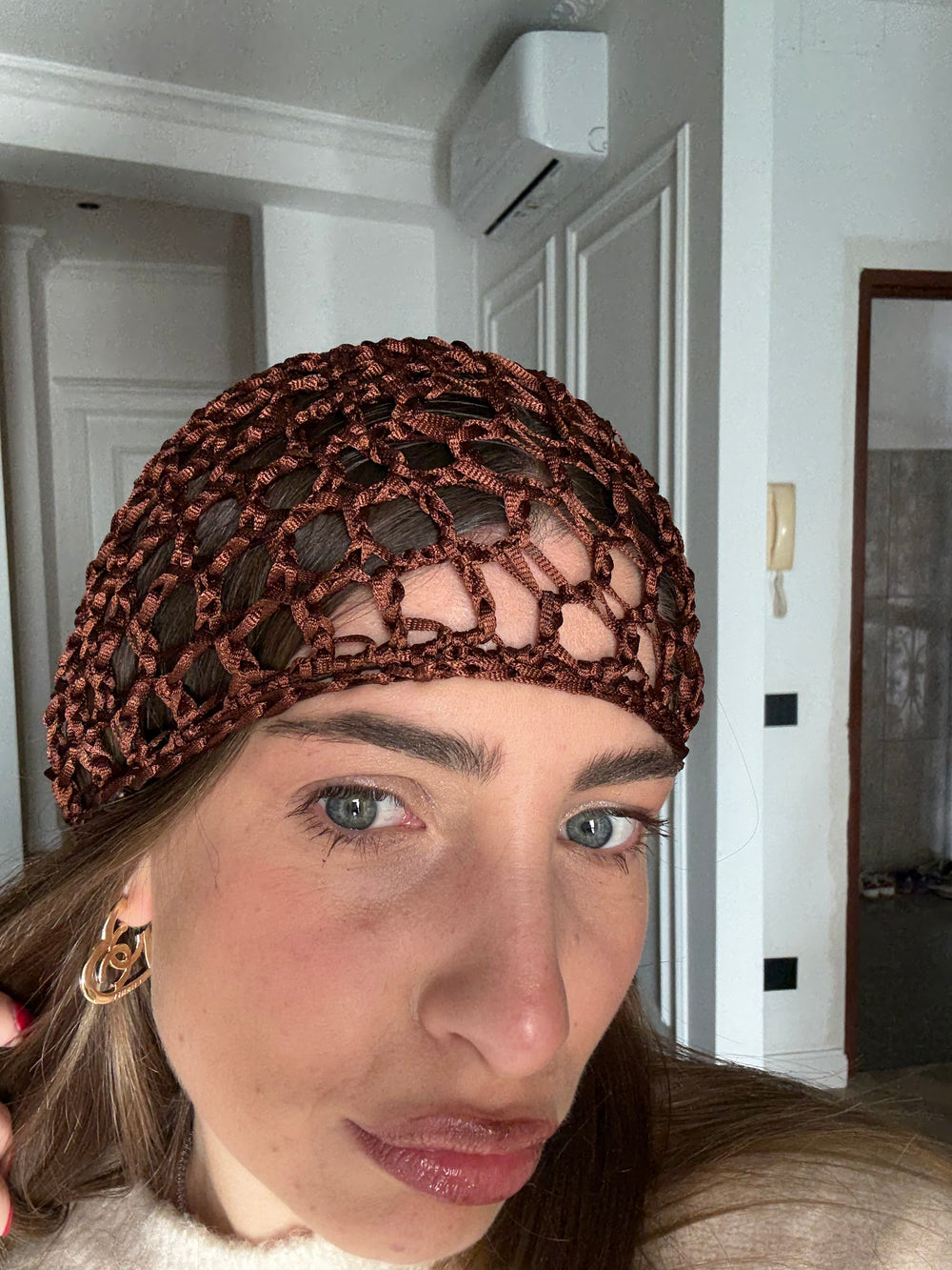 Cappello rete couture