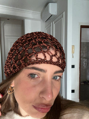 Cappello rete couture