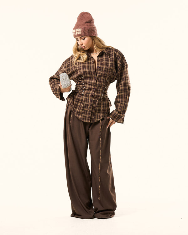 Camicia Knot stringhe