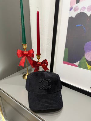 Cappello Celine velluto nero