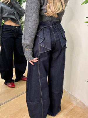 Jeans ballon gran fiocco