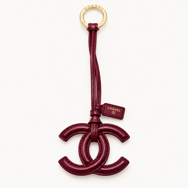Charms cc in pelle bordeaux