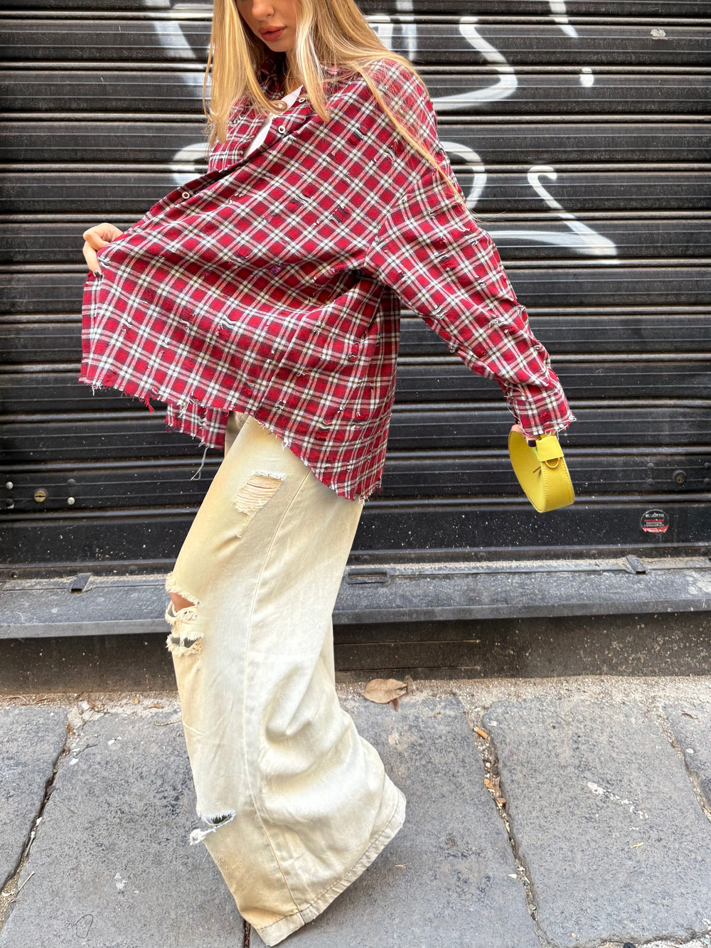 Camicia Quadri con Rotture