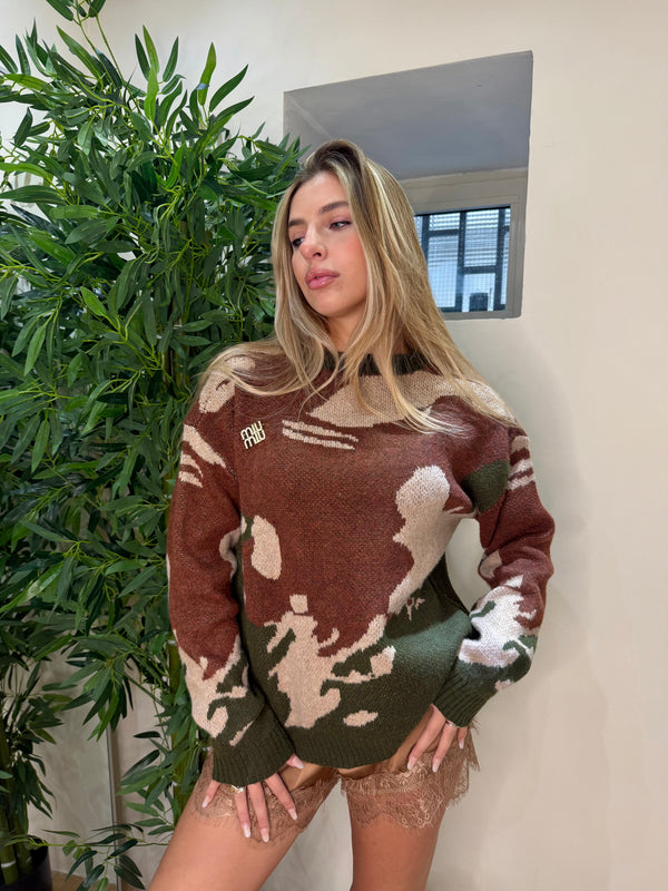 Maglione camouflage