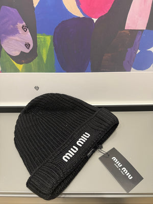 Cappello miumiu nero