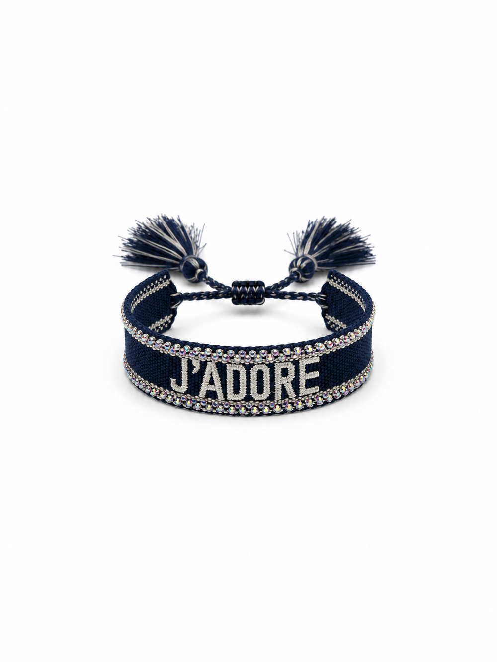 Bracciale j’adore strass blu