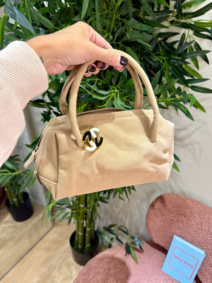 Bag scamosciata taupe