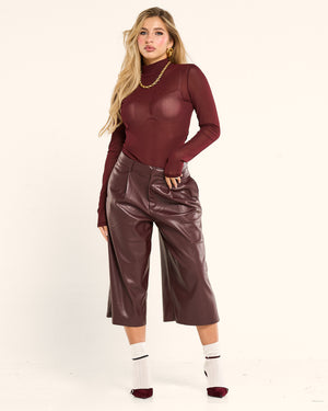 Body velato mezzo collo