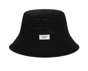 Cappello pescatore crochet targhetta celi