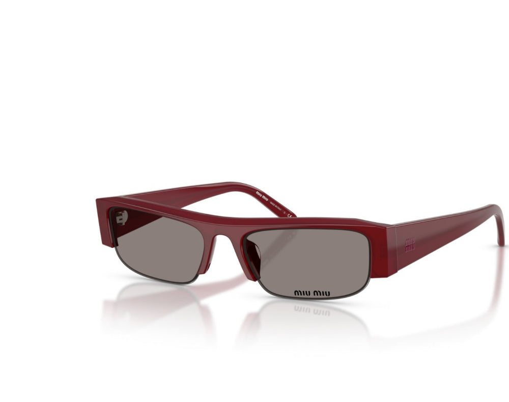 Occhiali vetri trasparenti miu bordeaux