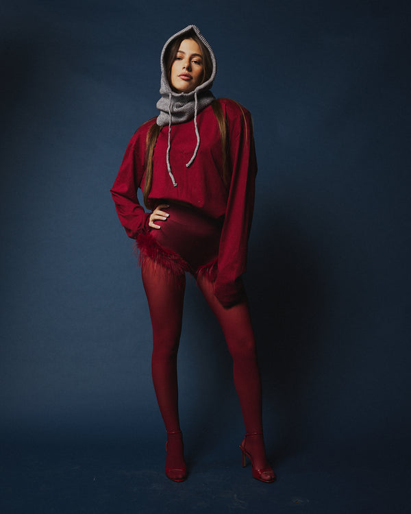 Maglia spalline in cotone