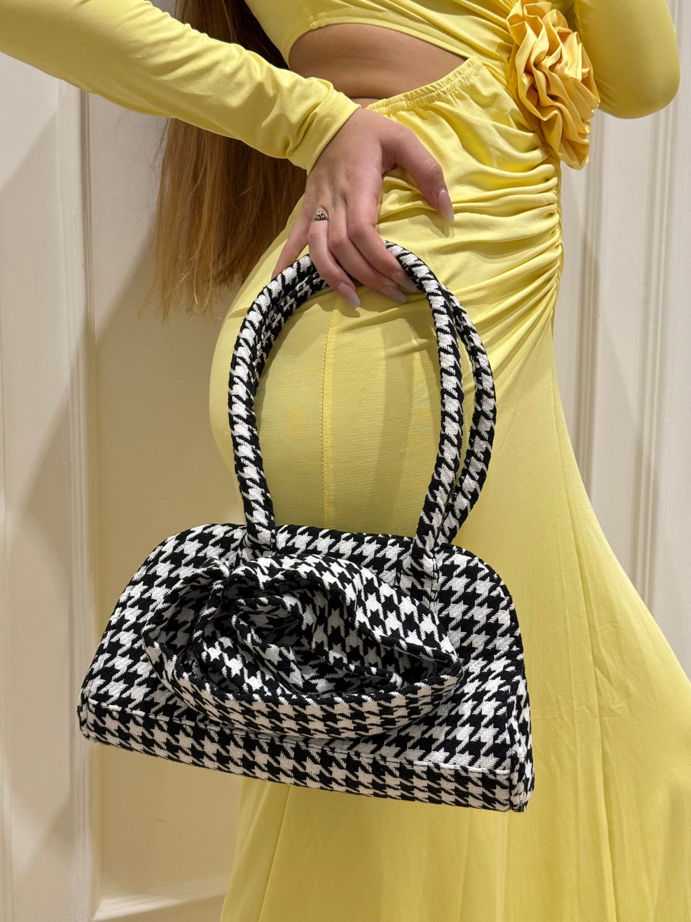 Borsa “la passeggiata” Pied de poule