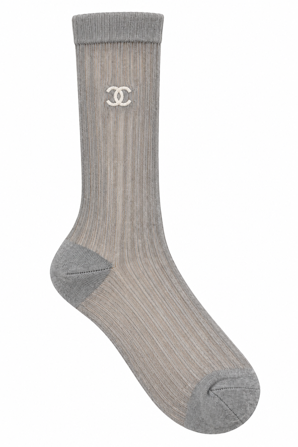 Calzino Sheer grigio