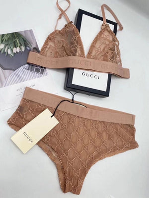 Completo Intimo Lace Nude fiocchetti gg