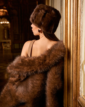 Damasco ecofur marrone