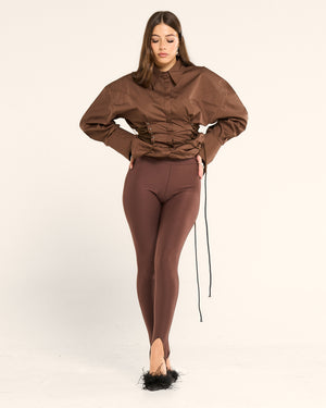 Collant modellante lyen con ghette