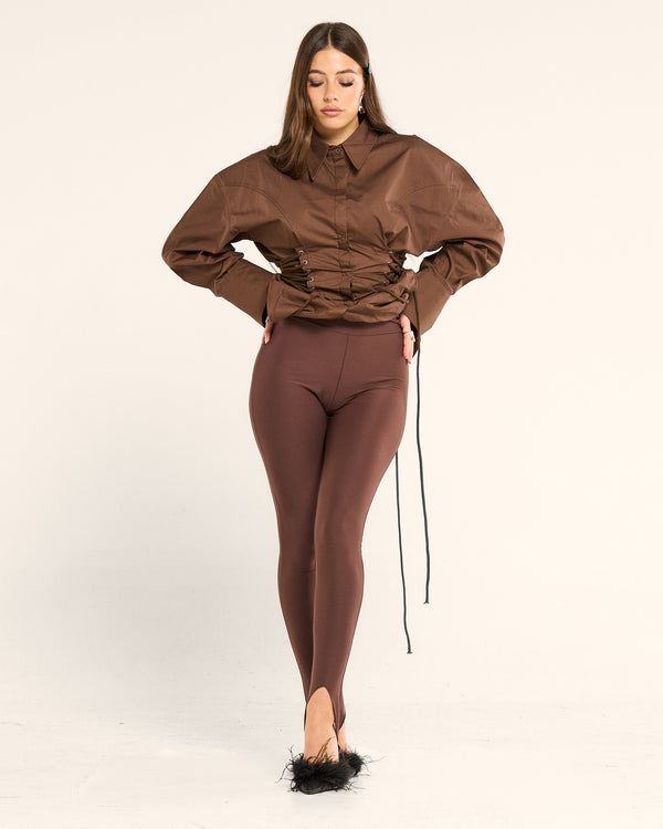 Collant modellante lyen con ghette