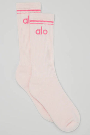 Calzini logo fucsia