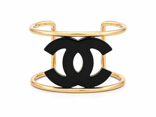 Bracciale rigido gold/black cc